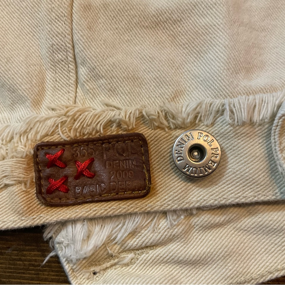 Laney Rene upcycled Cream Denim POL Jacket - Picture 7 of 7